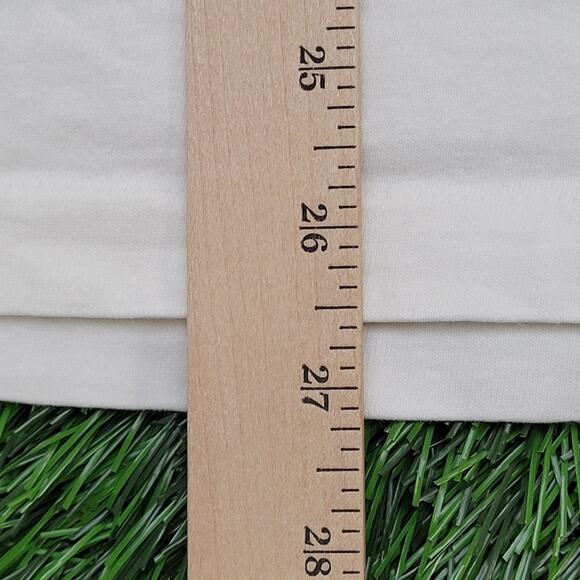 Vintage 90s Browns Ringer Shirt Womens Large 20x26 White USA - Picture 10 of 14